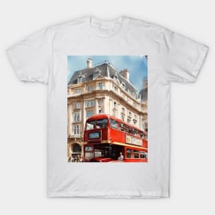 Watercolor Urban Walks -London Collection- T-Shirt